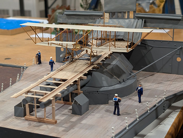 Winner of Category 1 - Stephen Foster's scratch built Short S36 on HMS Africa
